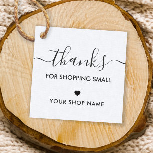 Bedankt voor het winkelen Kleine Label Labels, Kra