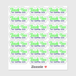 Bedankt voor het winkelen lokaal - Vinyl Sticker