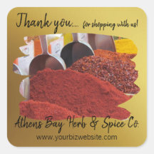 Bedankt voor het winkelen met ons Business Label