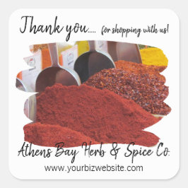 Bedankt voor het winkelen met ons Business Label