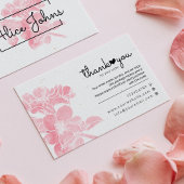 Bedankt voor het winkelen Small Branding Visitekaartje