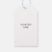 Bedankt voor het winkelen Small Label, Kraft Cadeaulabel (Achterkant)