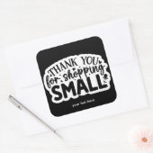 Bedankt voor het winkelen sticker (Envelop)