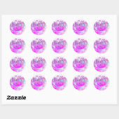 Bedankt voor het winkelen van Lipgloss Makeup Body Ronde Sticker (Vel)