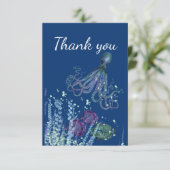 Bedankt voor het Zee van de onderwatervis Octopus  (Staand voorkant)