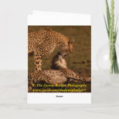 Bedankt voor het Zijn daar Kaart (Achterkant)