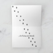 Bedankt voor het zijn mijn vriend (Binnen)