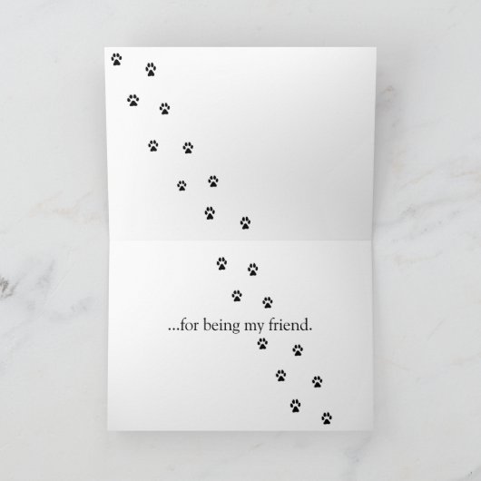 Bedankt voor het zijn mijn vriend (Binnen)