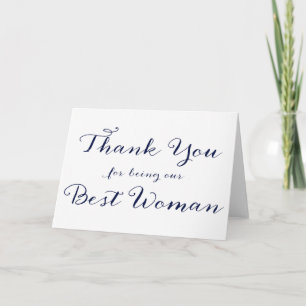 Bedankt voor het zijn onze beste vrouw bruiloft Ka