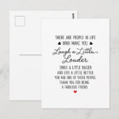 Bedankt voor het zijn van een fantastische vriend briefkaart (Voorkant / Achterkant)