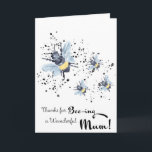 Bedankt voor het zijn van een geweldige moeder kaart<br><div class="desc">Bedankt voor het zijn van een geweldige moeder kaart.</div>