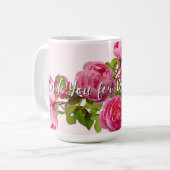 Bedankt voor het zijn van een moeder Mok - The Gol (Voorkant links)