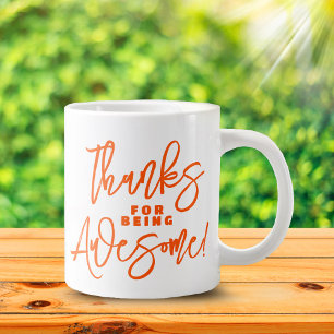 Bedankt voor het zijn van Geweldig! Wereld Complim Grote Koffiekop