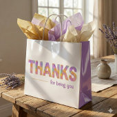 Bedankt voor het zijn van je cadeauzak groot cadeauzakje