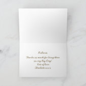 Bedankt voor het zijn van mijn bruidsmeisje Card B (Binnen)