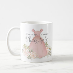 Bedankt voor het zijn van mijn Flowergirl Blush Wa Koffiemok