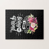 Bedankt voor het zijn van mijn vrienden legpuzzel (Horizontaal)