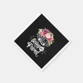 Bedankt voor het zijn van mijn vrienden servet (Hoek)