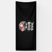 Bedankt voor het zijn van mijn vrienden spandoek (Verticaal)