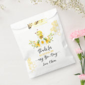 Bedankt voor het zoemen door mijn bijendag schatti bedankzakje (Gezegeld)