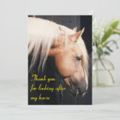 Bedankt voor het zorgen voor mijn paardenkaart (Staand voorkant)