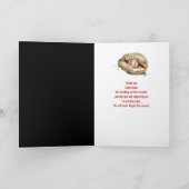 Bedankt voor Honkbal Coach Kaart (Binnen)