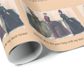 Bedankt voor hulp bij mijn rugklachten cadeaupapier (Rol Hoek)