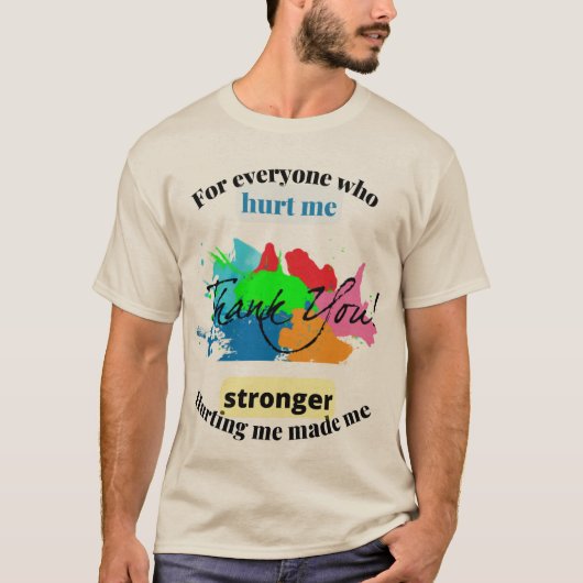 bedankt voor iedereen die me Essential T-Shi pijn  T-shirt (Voorkant)