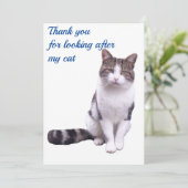 Bedankt voor je aandacht voor mijn kaartje (Staand voorkant)