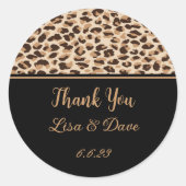 Bedankt voor je aangepaste bruiloft Stickers (Voorkant)