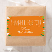 Bedankt voor je aangepaste etiket (Insitu)