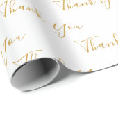 Bedankt voor je aangepaste zakelijke Logo Cadeaupapier (Rol Hoek)