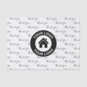 Bedankt voor je aangepaste zakelijke Logo Tissuepapier (Voorkant)