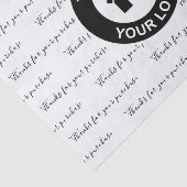 Bedankt voor je aankoop Aangepaste zakelijke Logo Tissuepapier (Detail)
