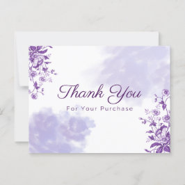 Bedankt voor je aankoop briefkaart