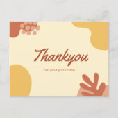 Bedankt voor je aankoop briefkaart (Voorkant)