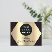 Bedankt voor je aankoop Gold Modern Briefkaart (Staand voorkant)