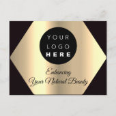 Bedankt voor je aankoop Gold Modern Briefkaart (Voorkant)