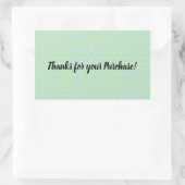 Bedankt voor je aankoop! Stickers (Tas)