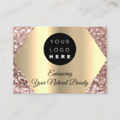 Bedankt voor je aankoop van Roos Gold Logo Visitekaartje (Voorkant)