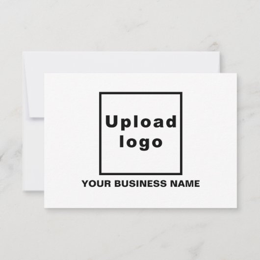 Bedankt voor je aankoop voor je witte platte kaart (Achterkant)