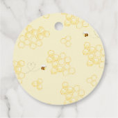 Bedankt voor je aanwezigheid hommel bedankjes labels (Achterkant)