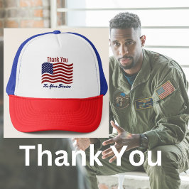 Bedankt voor je Amerikaanse vlag Trucker Pet