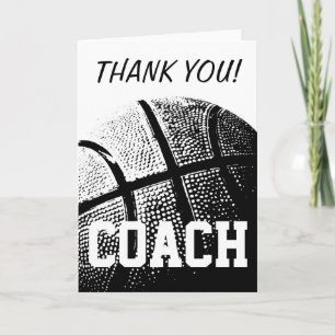 Bedankt voor je basketbalcoach