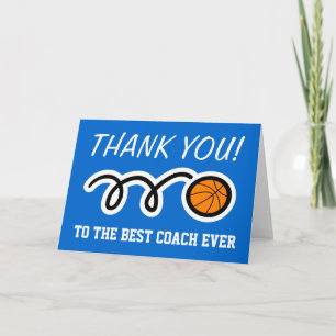 Bedankt voor je basketbalcoach   