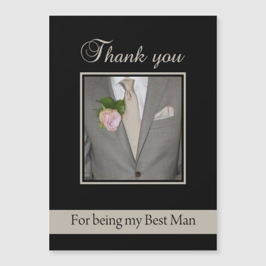 Bedankt voor je beste man (Voorkant)
