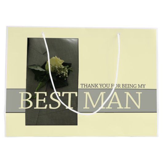 Bedankt voor je beste man groot cadeauzakje (Achterkant)