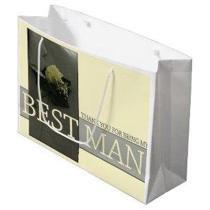 Bedankt voor je beste man groot cadeauzakje