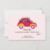 Bedankt voor je bestelling Fun Floral Colorful (Voorkant)