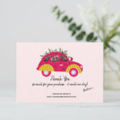 Bedankt voor je bestelling Fun Floral Colorful (Staand voorkant)